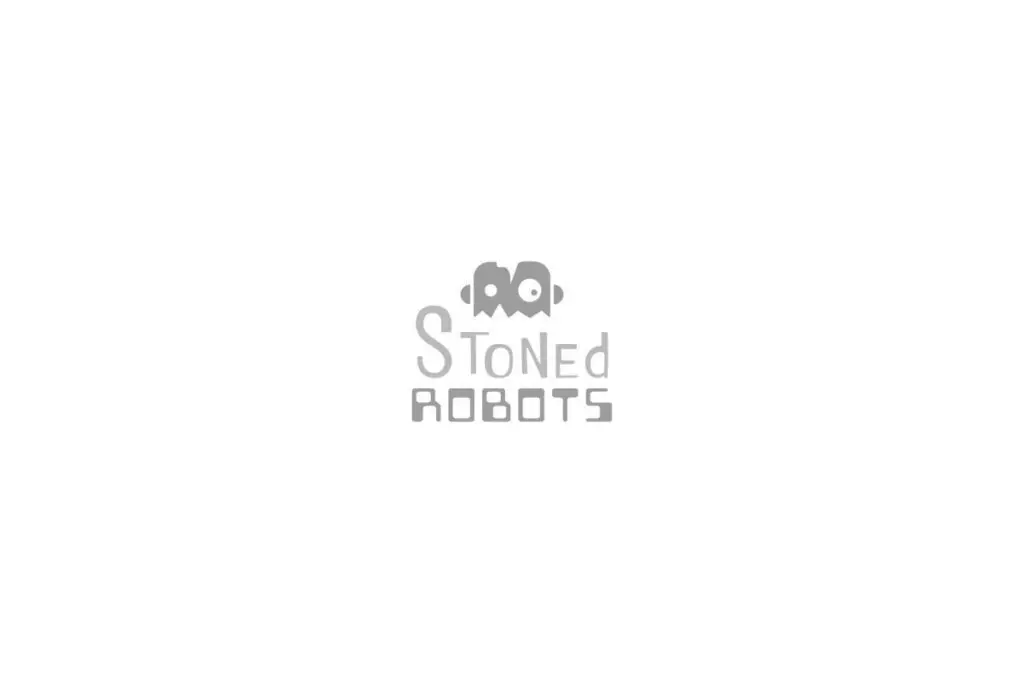 Logo von Stoned Robots mit Robotersymbol